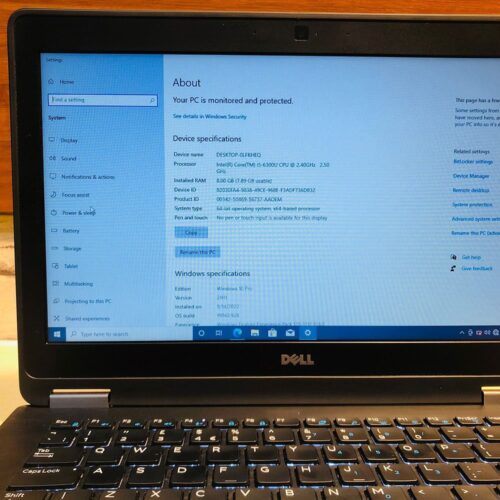 Dell | Latitude E7270 Laptop | 256GB SSD | 8GB RAM | Core i5 6th Generation | 6300U Core i5 2.4GHz | 12.5″ HD LED Display | Laptop - Image 10