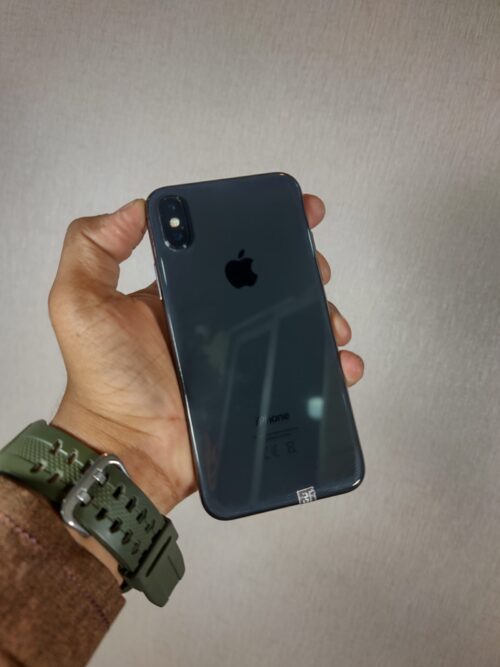 Apple | iPhone X | 256GB Storage | 3GB RAM | Apple A11 Bionic | 4G Supported | 80% + Battery Health | 2716 mAh Battery | 12MP Camera | Non PTA Approved (Sim Will Work For 4 Months) | Mobile Phone - Image 3