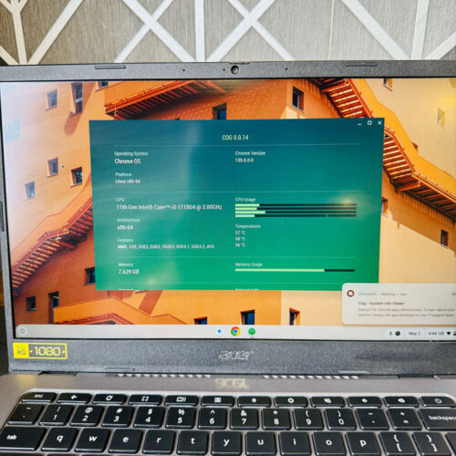 Acer Chromebook | 514 | 128GB Storage | 8GB RAM | 14″ Full HD Display | Chrome OS | Backlit Keyboard | Intel Core i3-1115G4 3.0 GHz | Chromebook - Image 8