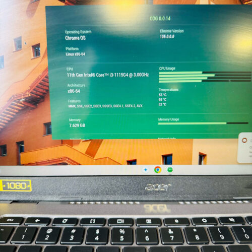 Acer Chromebook | 514 | 128GB Storage | 8GB RAM | 14″ Full HD Display | Chrome OS | Backlit Keyboard | Intel Core i3-1115G4 3.0 GHz | Chromebook - Image 9