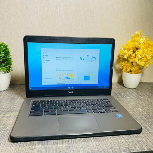 Dell Chromebook 3400 | 1.1 GHz Intel Celeron N4000 Dual-Core | 4GB Ram | 32GB Storage | Playstore Supported |14″ Display | Chromebook - Image 3