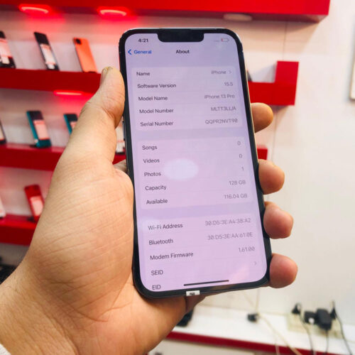 Apple IPhone 13 Pro | 256GB Storage | 6GB RAM | Apple A15 Bionic | 3095 mAh Battery | Battery Health 90% Plus | 12MP Camera | PTA Approved | Mobile Phone - Image 9