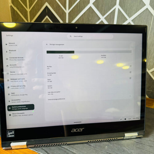 Acer Spin 713 Chromebook | 64GB SSD | 8GB RAM | Intel Core i5 8th Gen | Backlit Keyboard | With Stylus Pen | 2028 Updateable | 360 Rotatable | 13.5″ QHD Touchscreen Display | ChromeBook - Image 10
