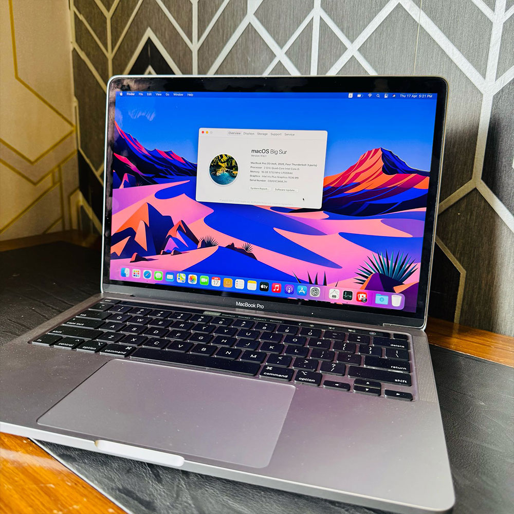 Apple MacBook Pro 2020 | 500GB SSD | 16GB RAM | 2.0GHz Quad-Core| Intel Core i5 | 13-inch IPS Retina Display | Intel Iris Plus Graphics | 8 Hours Battery | MacBook - Image 6