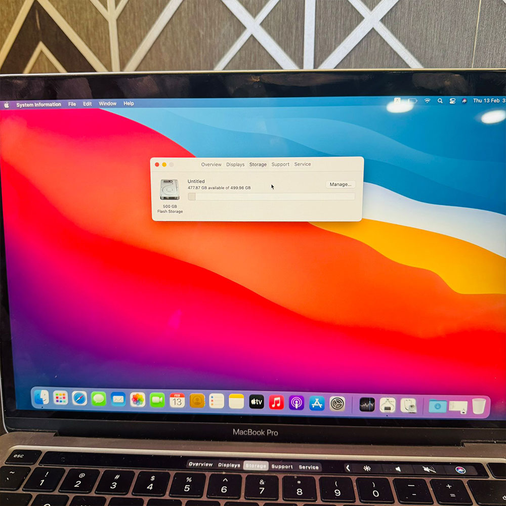 Apple MacBook Pro 2020 | 500GB SSD | 32GB RAM | 2.3GHz Quad-Core Core i7 | 13-inch IPS Retina Display | Intel Iris Plus Graphics 645 | 8 Hours Battery | MacBook - Image 10