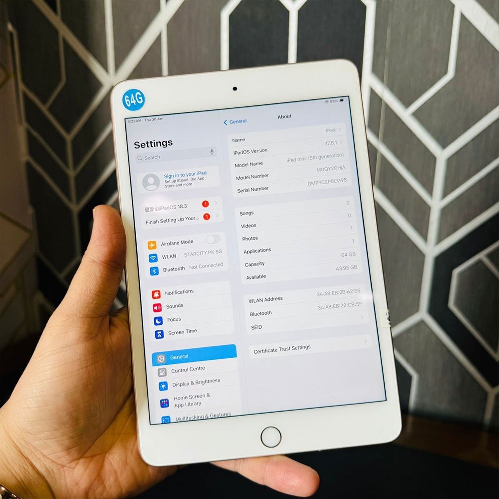 Apple iPad Mini 5 (2019) – 7.9″, 3GB RAM, 64GB Storage, A12 Bionic, WiFi - Image 10