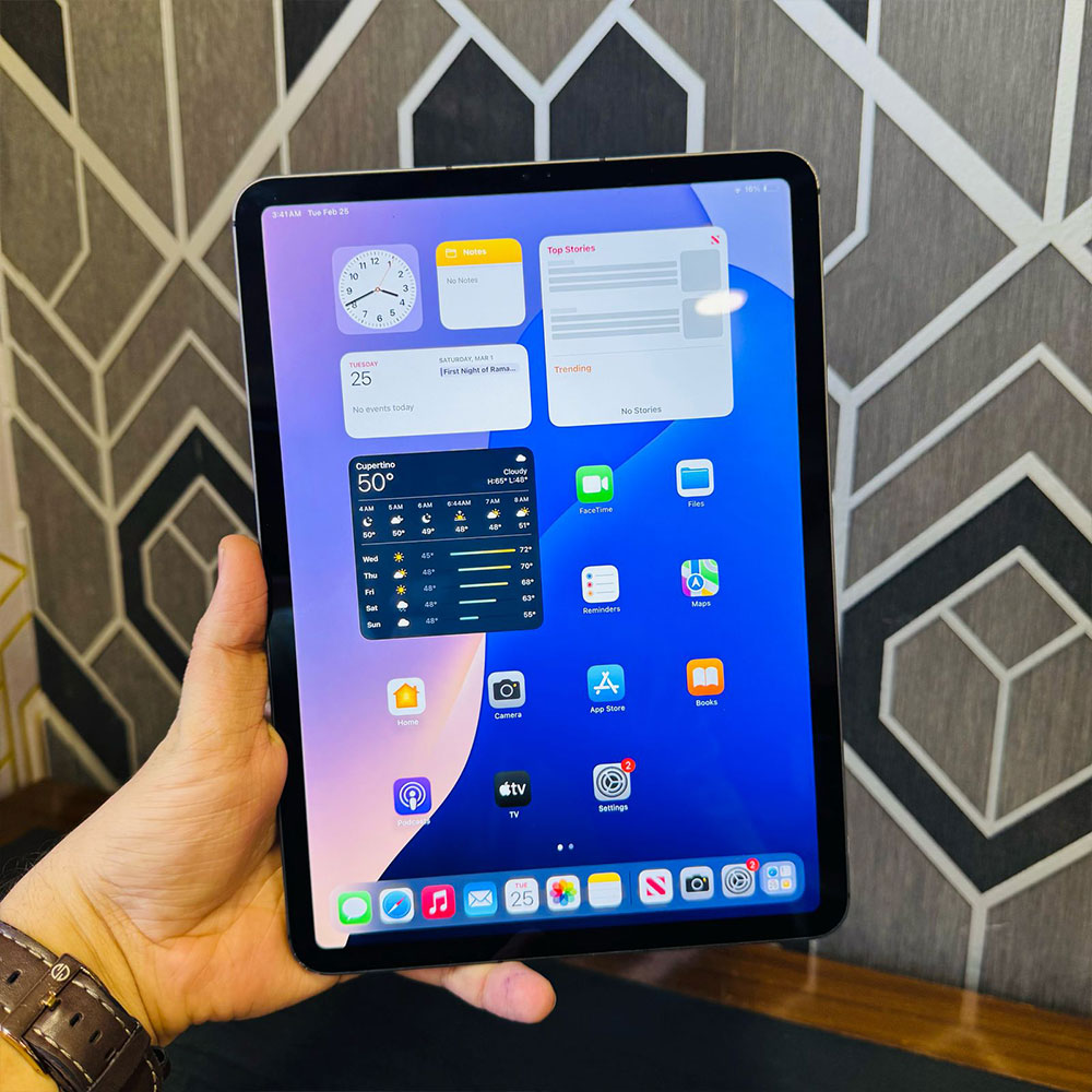 Apple iPad Pro 3rd Gen (2021) | 128GB ROM | 8GB RAM | 11″ Screen | iPadOS 14.5.1 | WiFi | Apple M1 | Octa-core | 3.2 GHz Processor | 7538 mAh Battery | Tablet PC - Image 2