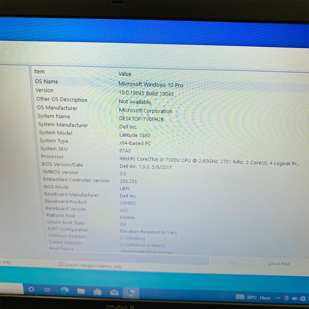 Dell Latitude 7490 Laptop | 256GB SSD | 8GB RAM | 8th Generation | Core i5-8350U | 14″ FHD Display | Laptop - Image 8