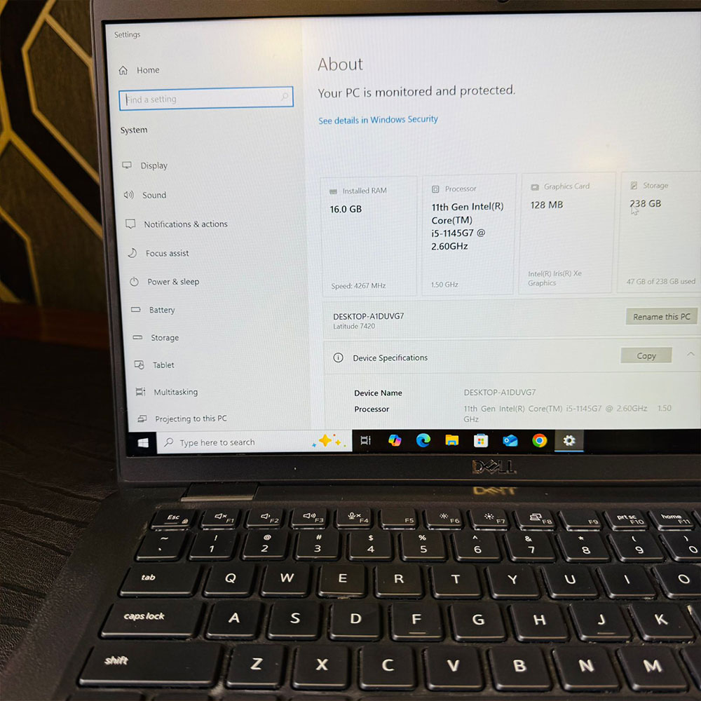 Dell Latitude 7420 | Laptop | 256GB SSD | 16GB RAM | 11th Generation | Intel Core i5-1145G7 2.6GHz | 14″ FHD Display | Intel® Iris® Xᵉ Graphics | Laptop - Image 12