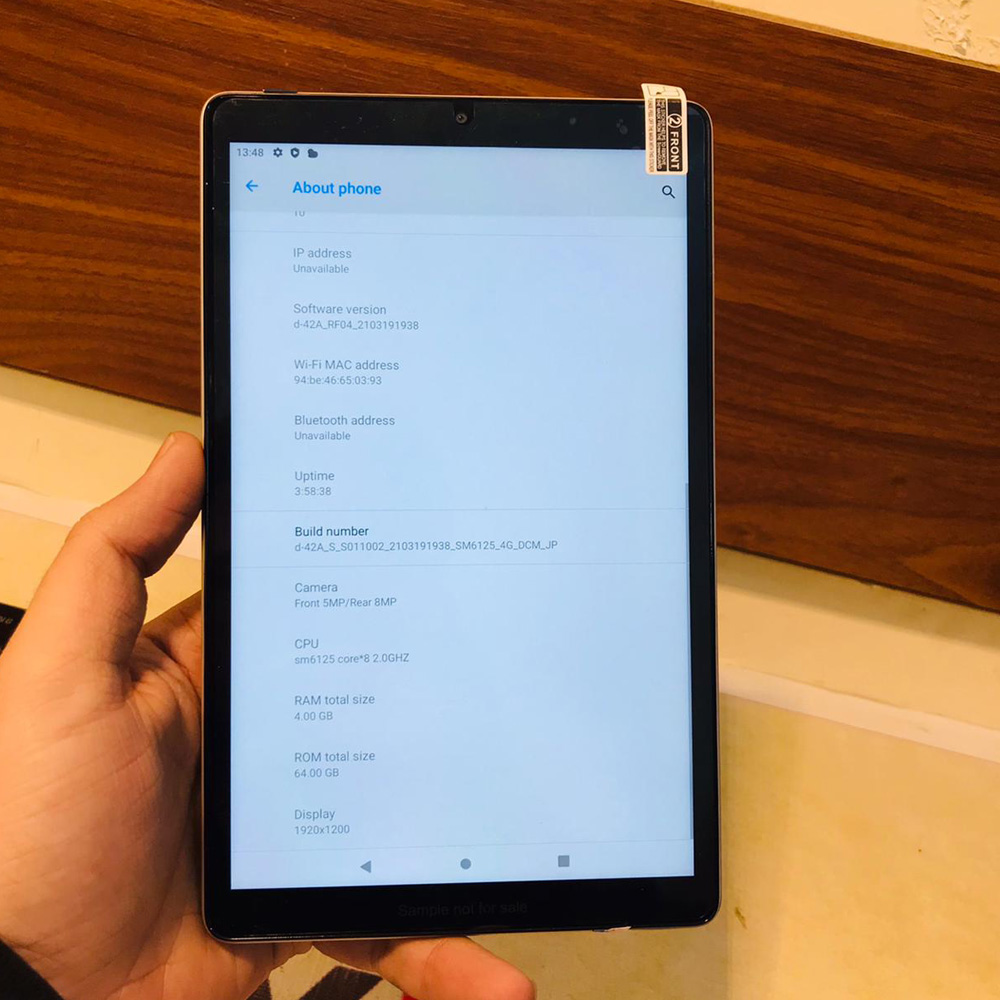 Lenovo Docomo D-42A | 64GB Storage | 4GB RAM | Snapdragon 665 | 8.0″ Display | Wi-Fi | 5000 mAh Battery | 8MP Camera | Tablet PC - Image 9