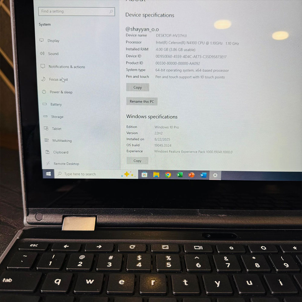 Lenovo 500E 2nd Gen | 2 in 1 Chromebook | 32GB Storage | 4GB RAM | With Pen | 11.6″ Screen | 360 Rotatable Screen | Windows 10 | Chromebook - Image 9