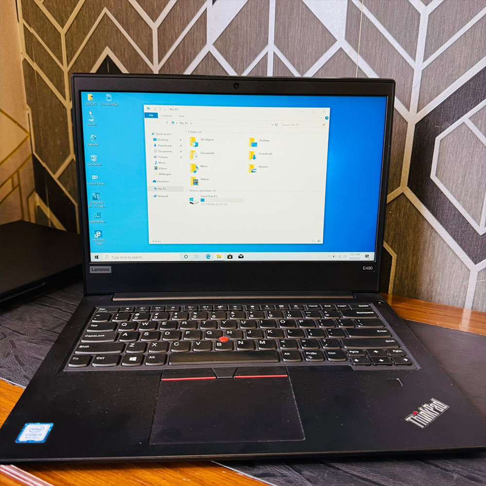 Lenovo ThinkPad E490 Laptop | 8GB Ram | 256GB Storage | 14″ FHD Display | Intel Core i5-8265U 1.60 GHz | Laptop - Image 7