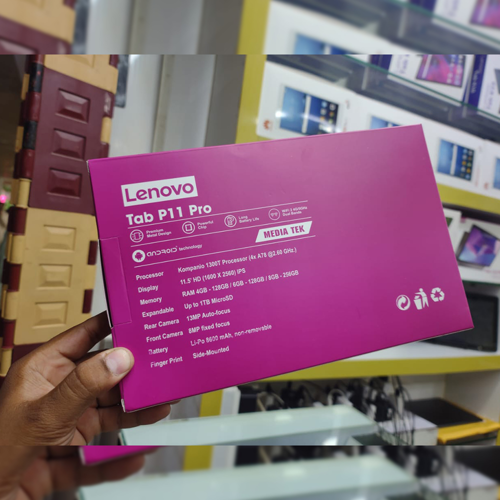 Lenovo Tab P11 Pro | 256GB Storage | 8GB RAM | 13MP Camera | WiFi | 11.5″ Display | 8600 mAh Battery | Tablet PC - Image 12