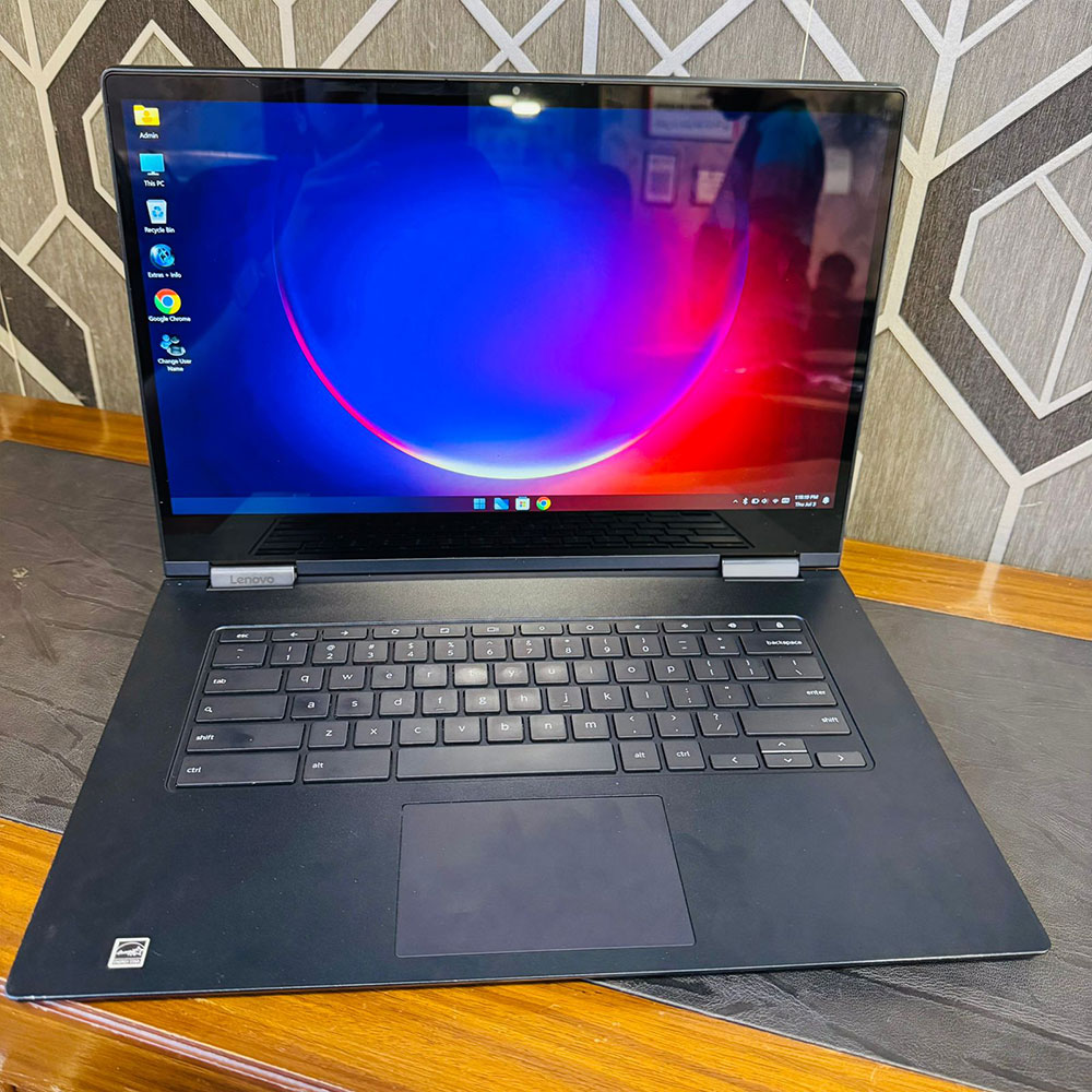 Lenovo Yoga ChromeBook C630 | 16GB RAM | 128GB Storage | Intel Core i7-8550U 1.80Ghz Processor | 15.6″ 4K UHD Display | Backlit Keyboard | Windows 10 | ChromeBook - Image 2