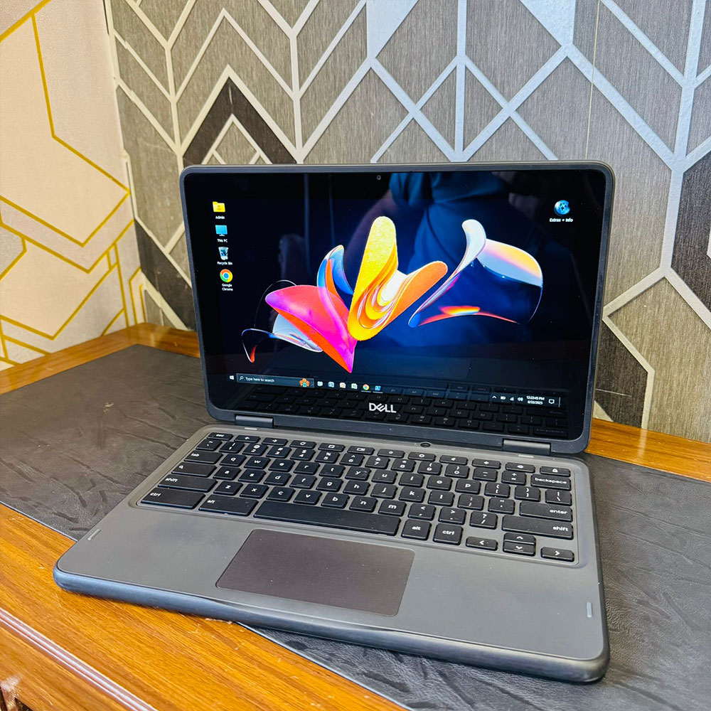 Dell Chromebook 3100 | 1.1 GHz Intel Celeron N4000 Dual-Core | 4GB Ram | 32GB Storage | Windows 10 | 360 Rotatable | 11.6″ Touchscreen Display | Chromebook - Image 4