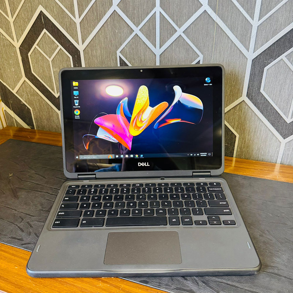 Dell Chromebook 3100 | 1.1 GHz Intel Celeron N4000 Dual-Core | 4GB Ram | 32GB Storage | Windows 10 | 360 Rotatable | 11.6″ Touchscreen Display | Chromebook - Image 3