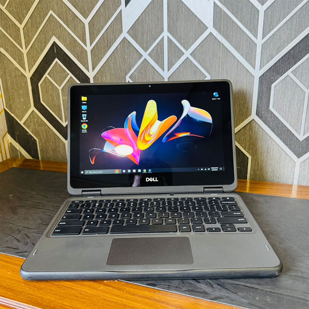 Dell Chromebook 3100 | 1.1 GHz Intel Celeron N4000 Dual-Core | 4GB Ram | 32GB Storage | Windows 10 | 360 Rotatable | 11.6″ Touchscreen Display | Chromebook - Image 2