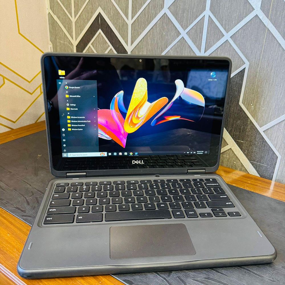 Dell Chromebook 3100 | 1.1 GHz Intel Celeron N4000 Dual-Core | 4GB Ram | 32GB Storage | Windows 10 | 360 Rotatable | 11.6″ Touchscreen Display | Chromebook - Image 13
