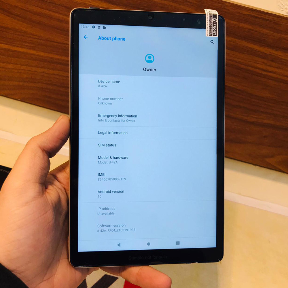 Lenovo Docomo D-42A | 64GB Storage | 4GB RAM | Snapdragon 665 | 8.0″ Display | Wi-Fi | 5000 mAh Battery | 8MP Camera | Tablet PC - Image 7