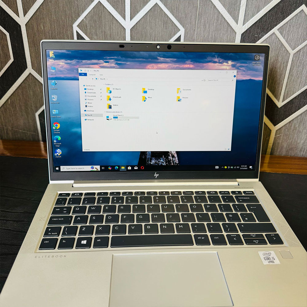 HP EliteBook 830 G7 Laptop | i5 10th Gen | 16GB RAM | 256GB SSD | 13.3″ FHD Display | Backlight Keyboard | Laptop - Image 3