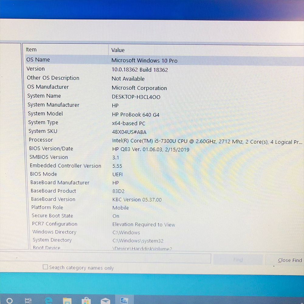 HP ProBook 640 G4 Laptop | 256GB SSD | 8GB RAM | Intel Core i5-7300U | 7th Gen | 14″ FHD Display | Backlit Keyboard | 2.6GHz Processor | Laptop - Image 9