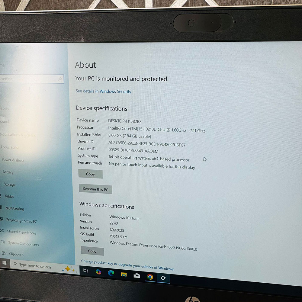 HP ProBook 440 G7 Laptop | 256GB SSD | 8GB RAM | 10th Generation | Intel Core i5-10210U QuadCore Processor | 14″ FHD Display | 1.6GHz Processor | Laptop - Image 12