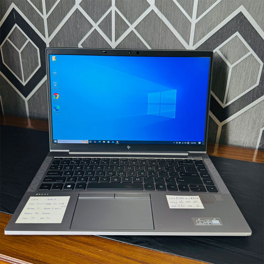 HP ZBook Firefly 14 G8 Laptop | 256GB M2 SSD | 16GB RAM | Core i5-1135G7 | 11th Gen | 14″ FHD IPS LED 4K Display | Backlit Keyboard | Laptop - Image 4