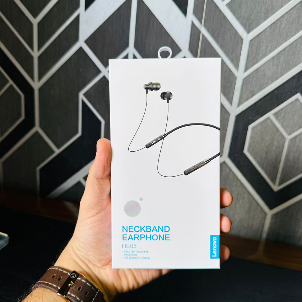 Lenovo HE05 TWS Wireless Earbuds | Neckband | Wireless Bluetooth-Compatible | Earphone - Image 4