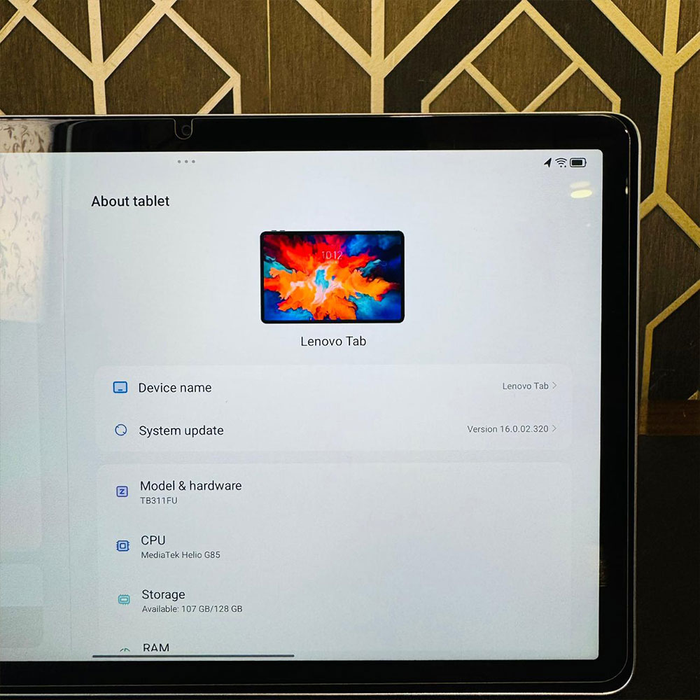 Lenovo Tab K10 (TB311FU) | 64GB Storage | 4GB RAM | 8MP Camera | 10.3″ Display | 5100 mAh Battery | Android 14 | Tablet PC - Image 10