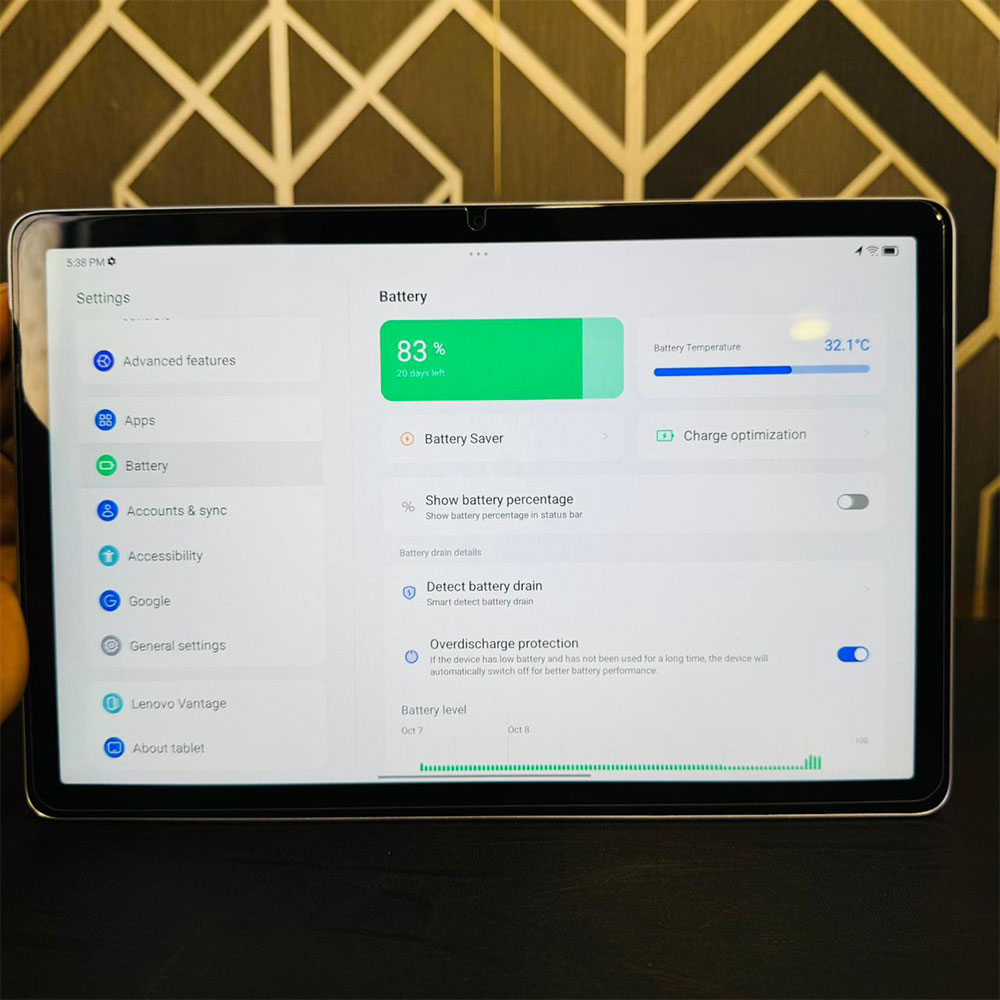 Lenovo Tab K10 (TB311FU) | 64GB Storage | 4GB RAM | 8MP Camera | 10.3″ Display | 5100 mAh Battery | Android 14 | Tablet PC - Image 8