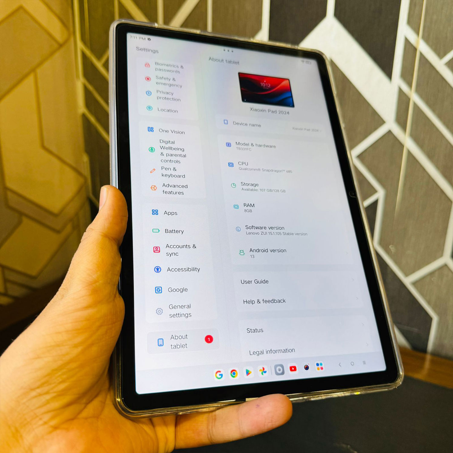 Lenovo Xiaoxin Pad 2024 | 128GB Storage | 8GB RAM | Qualcomm Snapdragon 685 | 11″ Display | 8MP Camera | 7040 mAh Battery | Tablet PC - Image 10