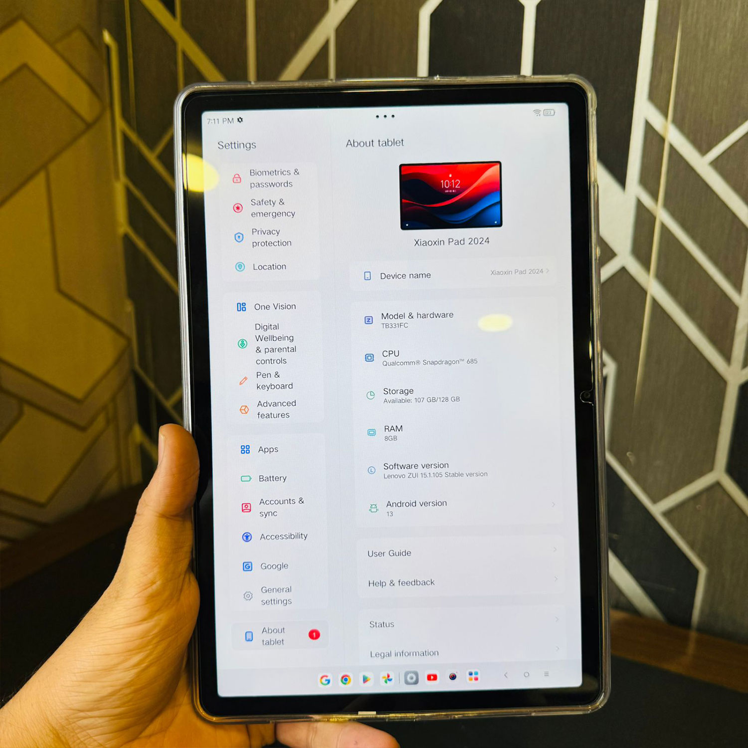 Lenovo Xiaoxin Pad 2024 | 128GB Storage | 8GB RAM | Qualcomm Snapdragon 685 | 11″ Display | 8MP Camera | 7040 mAh Battery | Tablet PC - Image 11