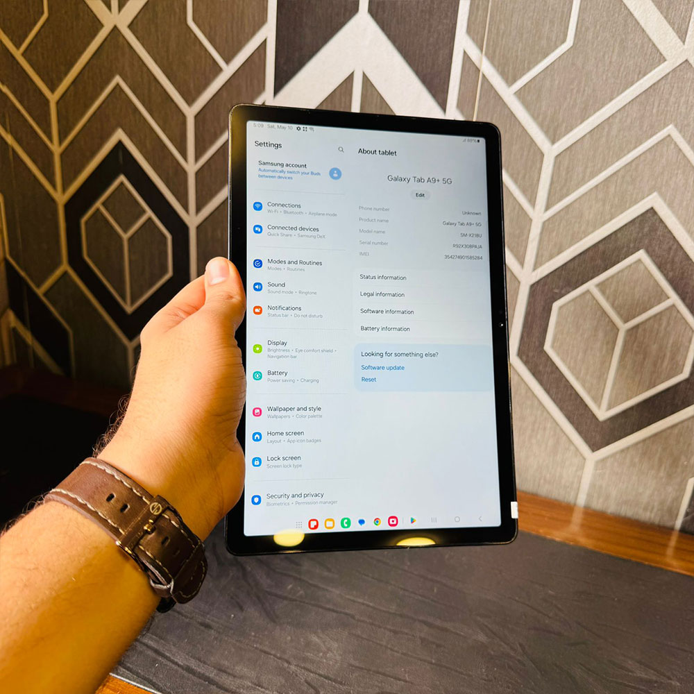 Samsung Galaxy Tab A9+ | 64GB ROM | 4GB RAM | 11.0″ Display | Snapdragon 695 5G | Android 13 | 7040 mAh Battery | WiFi | Tablet PC - Image 10