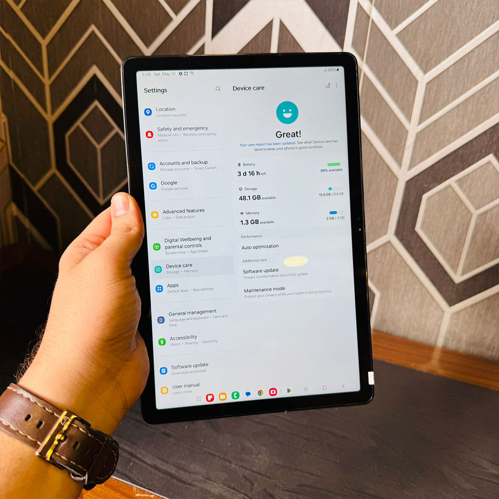 Samsung Galaxy Tab A9+ | 64GB ROM | 4GB RAM | 11.0″ Display | Snapdragon 695 5G | Android 13 | 7040 mAh Battery | WiFi | Tablet PC - Image 11