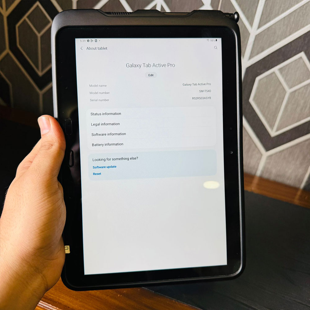 Samsung Galaxy Tab Active Pro | 64GB ROM | 4GB RAM | 10.1″ Display | With S Pen | Snapdragon 670 | Android 9 | 7600 mAh Battery | WiFi | Tablet PC - Image 10