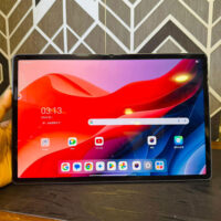 Lenovo Idea Tab Pro 12.7-inch tablet displaying high-resolution graphics