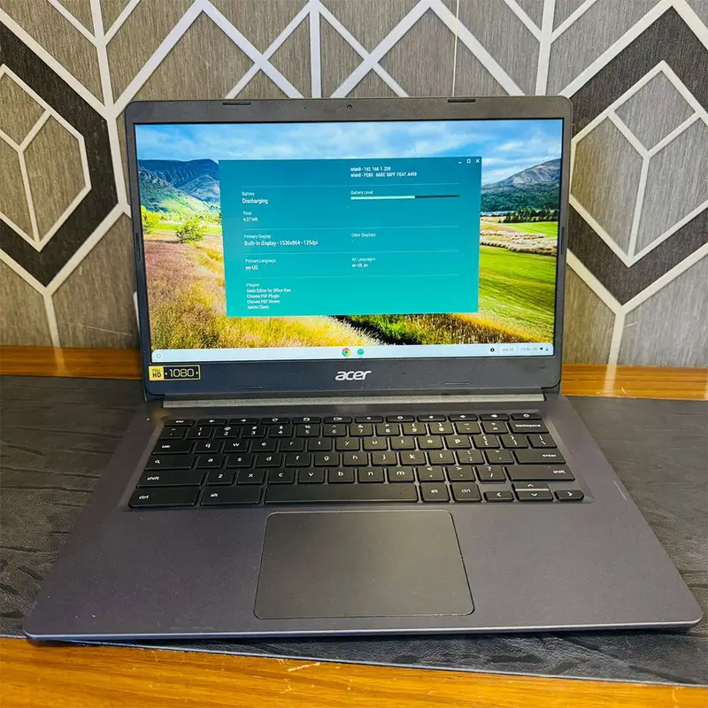 Acer Chromebook C933 | 64GB Storage | 8GB RAM | 14″ Touch Screen Display | Intel Pentium Silver N5030 1.10 GHz | 2029 Updateable | Chromebook - Image 7