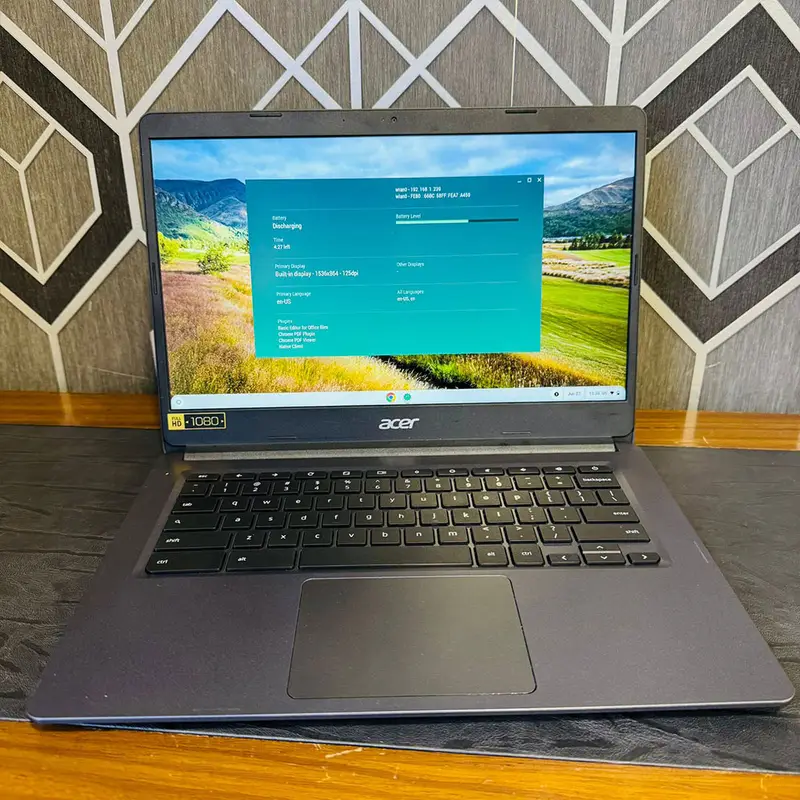 Acer Chromebook C933 | 64GB Storage | 8GB RAM | 14″ Touch Screen Display | Intel Pentium Silver N5030 1.10 GHz | 2029 Updateable | Chromebook - Image 3