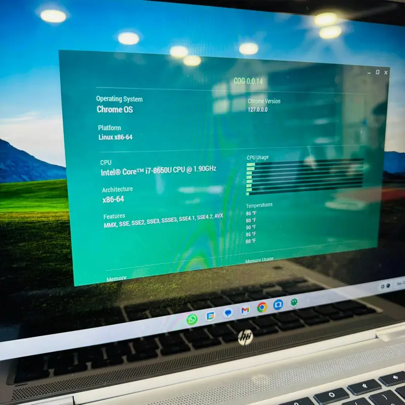 HP Chromebook x360 14 G1 | 64GB Storage | 16GB RAM | 14″ Display Touchscreen | 360 Rotatable | Playstore Supported | Backlit Keyboard | Intel Core i7-8650U 1.90GHz | ChromeBook - Image 16