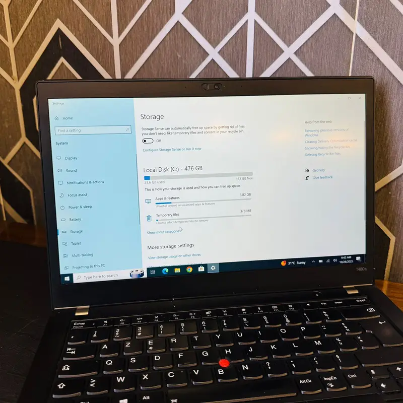 Lenovo Thinkpad T480s | 512GB SSD | 16GB RAM | Core i7 | 8th Generation | Intel UHD Graphics 620 | Touchscreen | 14″ FHD Display | Laptop - Image 9