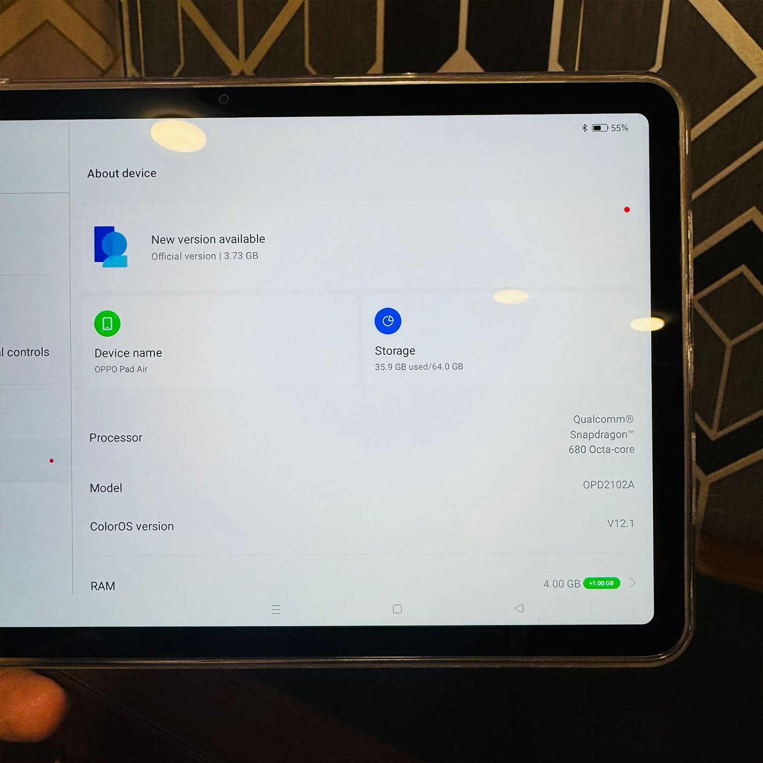 Oppo Pad Air | 64GB ROM | 4GB RAM | 10.36″ IPS Display | Snapdragon 680 4G | Android 12 | 7100 mAh Battery | WiFi | Tablet PC - Image 13