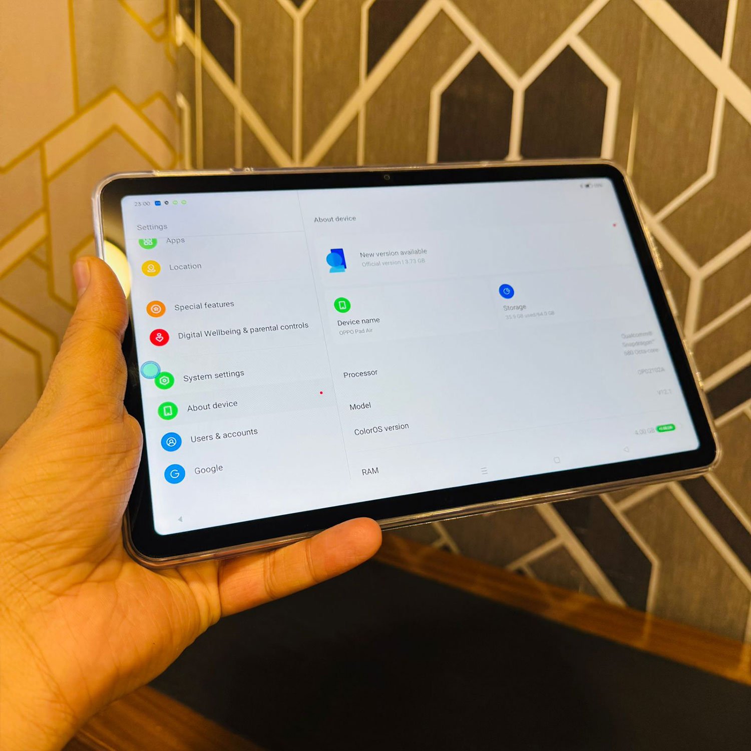 Oppo Pad Air | 64GB ROM | 4GB RAM | 10.36″ IPS Display | Snapdragon 680 4G | Android 12 | 7100 mAh Battery | WiFi | Tablet PC - Image 14