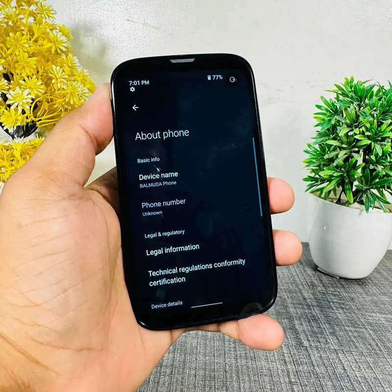 BALMUDA Phone 5G A101BM | 128GB Storage | 6GB RAM | Qualcomm Snapdragon 765 | Single SIM | Official PTA Approved | Mobile Phone - Image 6