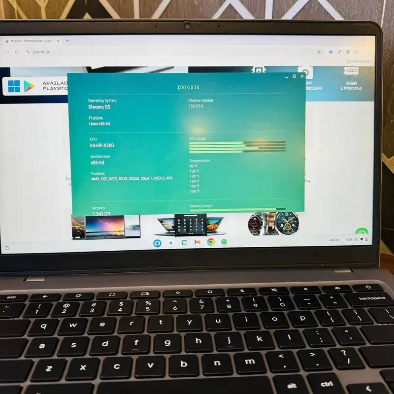 Lenovo ChromeBook 14E Gen 3 | 8GB RAM | 128GB Storage | 14″ Full HD Display | 2033 Updatable | Playstore Supported | 10 Hours Battery | ChromeBook - Image 10