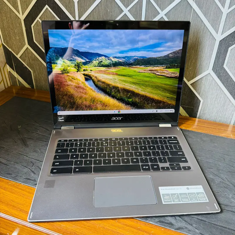 Acer Spin 713 | Chromebook | 64GB SSD | 8GB RAM | Intel Core i5 8th Gen | Backlit Keyboard | With Stylus Pen | 2028 Updateable | 360 Rotatable | 13.5″ QHD Touchscreen Display | ChromeBook - Image 2