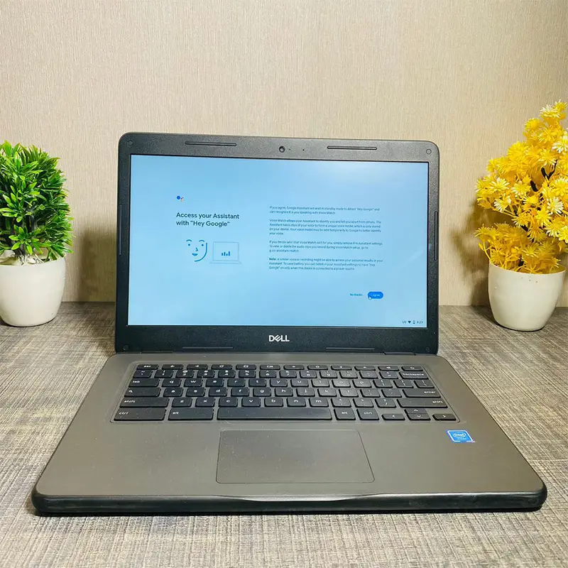 Dell Chromebook 3400 | 1.1 GHz Intel Celeron N4000 Dual-Core | 4GB Ram | 32GB Storage | Playstore Supported |14″ Display | Chromebook - Image 4