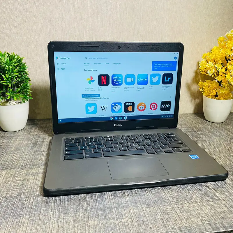 Dell Chromebook 3400 | 1.1 GHz Intel Celeron N4000 Dual-Core | 4GB Ram | 32GB Storage | Playstore Supported |14″ Display | Chromebook - Image 6