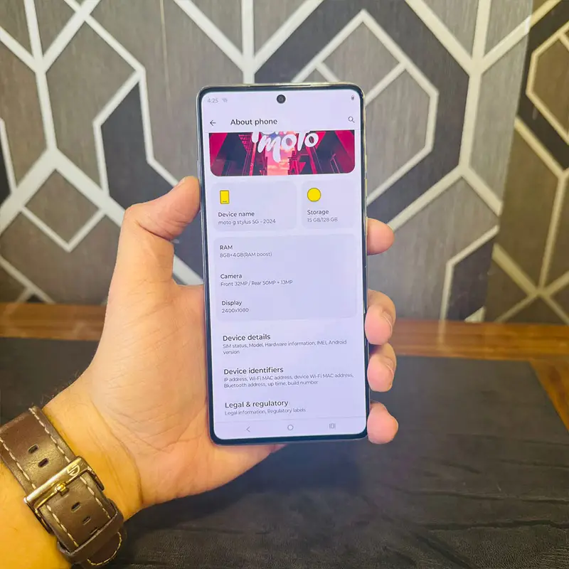Motorola | Moto G Stylus 5G 2024 | 128GB Storage | 8GB RAM | Snapdragon 6 Gen 1 | 5000 mAh Battery | 50MP Camera | Non PTA Approved (SIM Lock) | Mobile Phone - Image 9