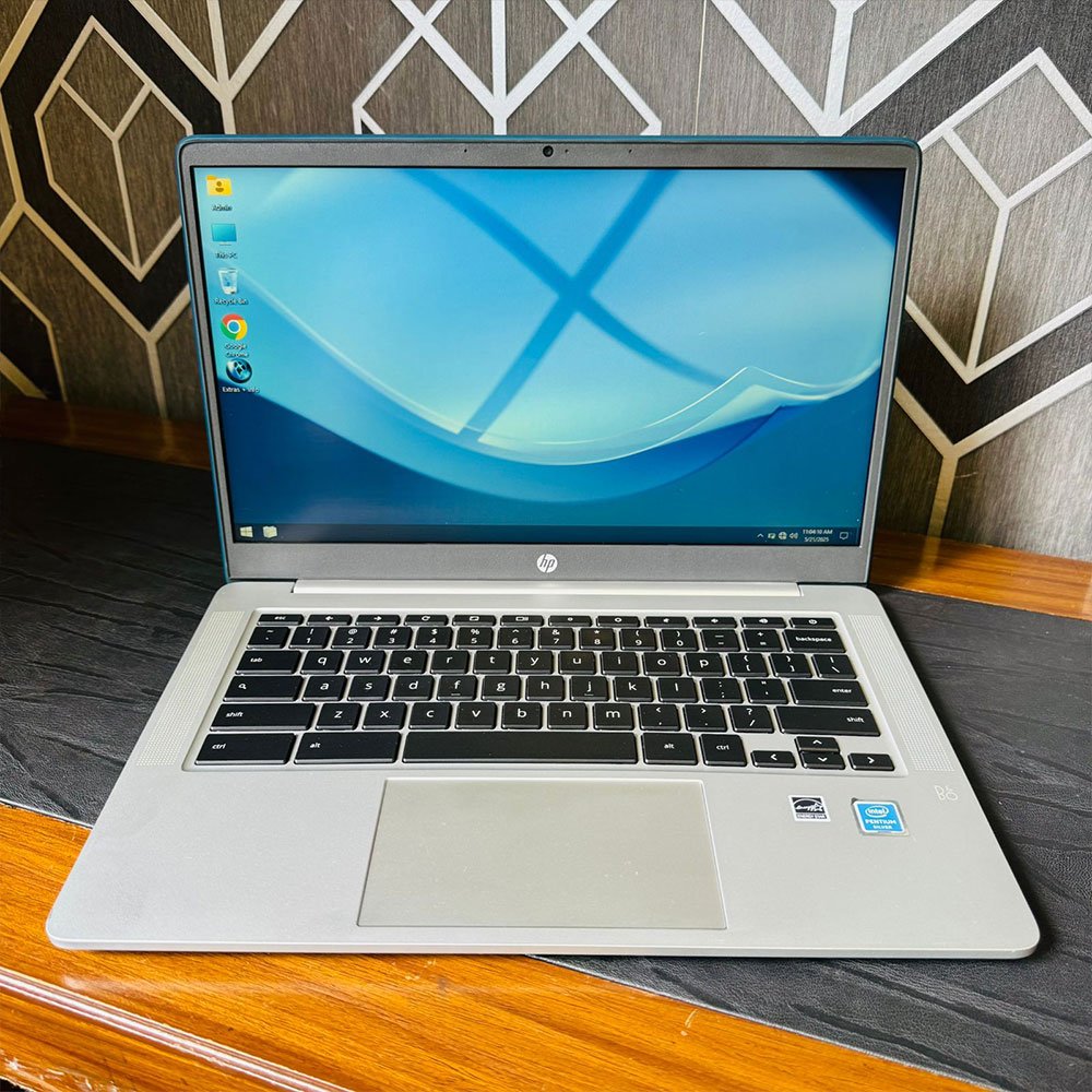 HP Chromebook 14a-na0062tg | 128GB Storage | 4GB RAM | 14″ HD Display | Windows 10 | Backlit Keyboard | Intel Pentium Silver N5030U 1.10GHz | ChromeBook - Image 3