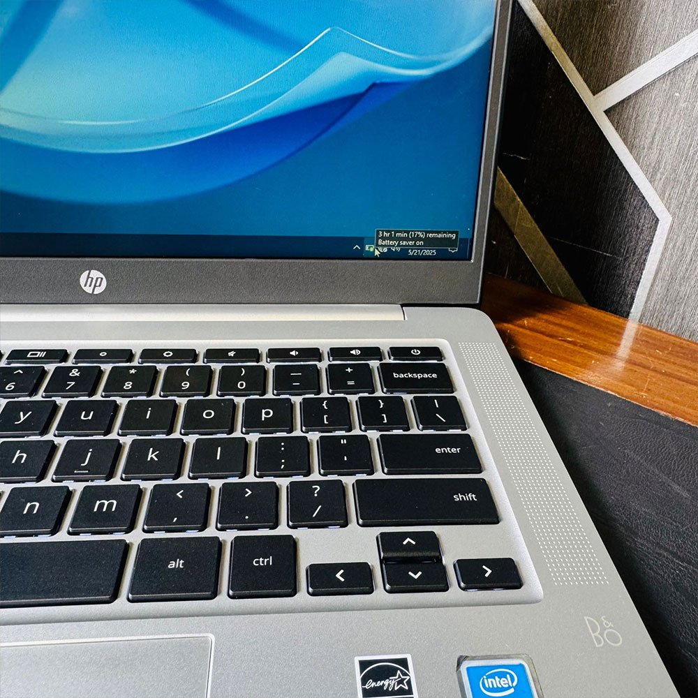 HP Chromebook 14a-na0062tg | 128GB Storage | 4GB RAM | 14″ HD Display | Windows 10 | Backlit Keyboard | Intel Pentium Silver N5030U 1.10GHz | ChromeBook - Image 8